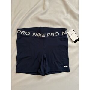NEW Nike Pro 365 Dri-FIT Training Shorts Blue 5" Women's Size XLarge CZ9831